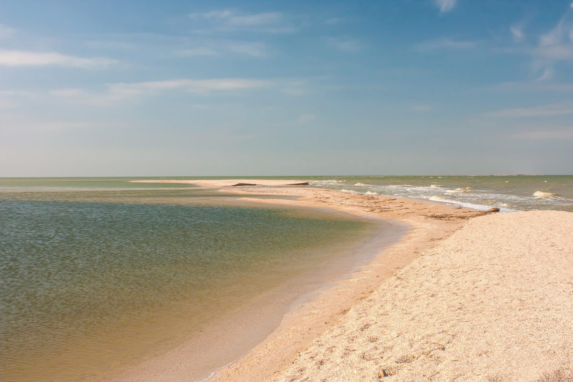 Long Spit Sea of Azov, Yeisk district, Krasnodar region