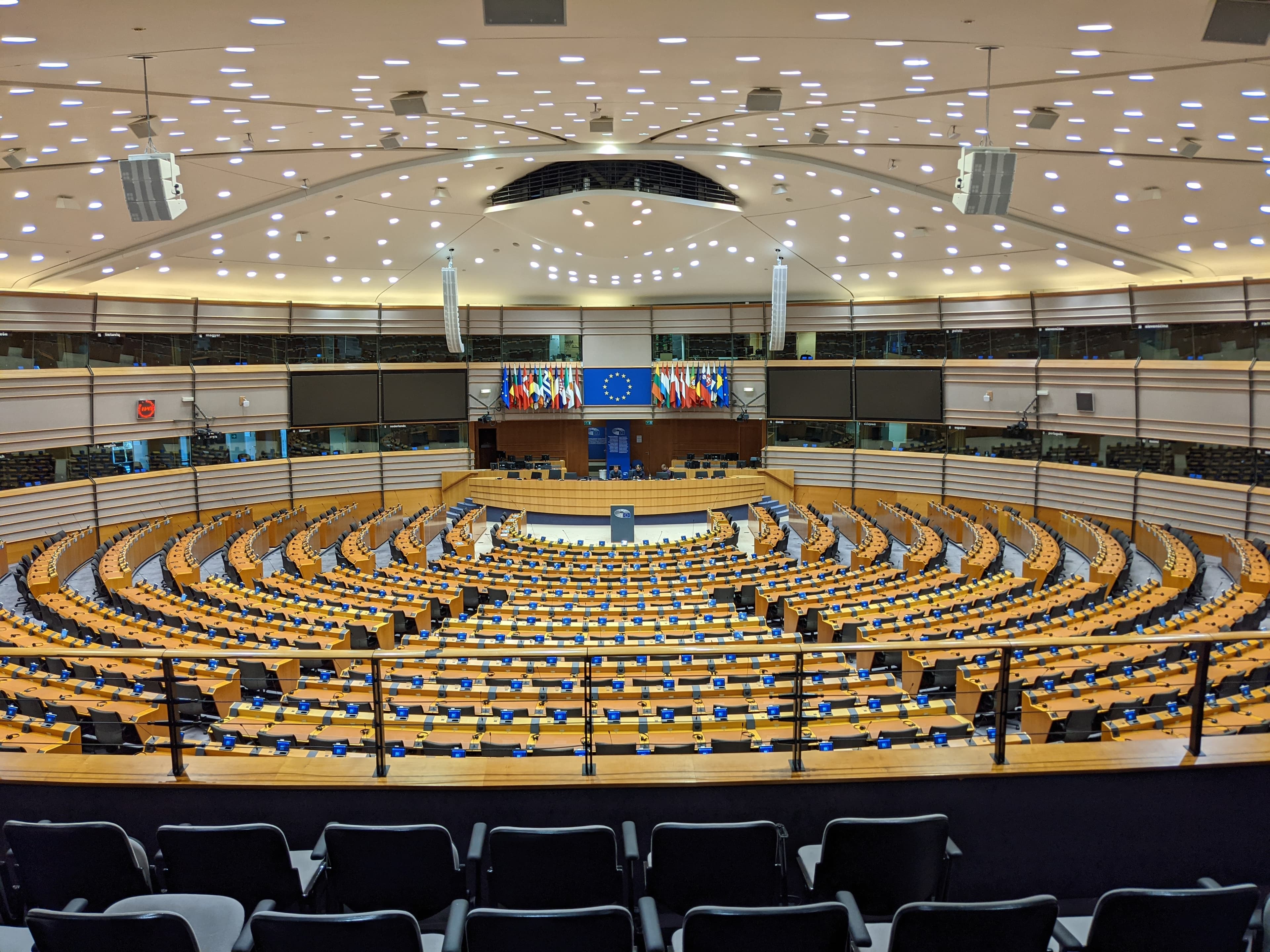 European Parliament Hemicycle - Brussels 2024